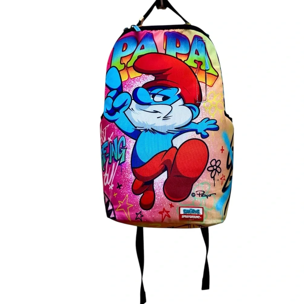 Sprayground x The Smurfs Papa Smurf On The Run Backpack